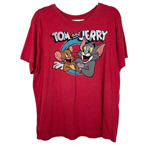 Graphic cartoon Men’s Sz 2XL Tom and Jerry 60% Cotton 40% Polyester T-shirts - Picture 1 of 6